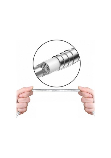 Sunix Sc-13 Ios Telefon Şarj Data Çelik Kablo 1M