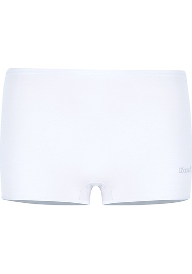Kom Basic Kadın Short Külot 2li Beyaz Beyaz