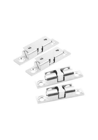 Adet Kapı Kilidi, Metal Bilyalı Silindir, Paslanmaz Çelik Dolap Kapı Kilidi - Gümüş