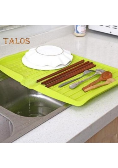 Beyaz Drenaj Sistemli Mutfak Bulaşık Damlalıklı Raf Hızlı Kuruyan Yerden Tasarruf Sağlayan Tasarım Drenaj Tepsisi Çatal Bıçak Kaseleri Temini Beyaz