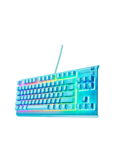 Steelseries Apex 3 Tkl Rgb Suya Ve Toza Dayanıklı Türkçe Gaming Klavye Mavi