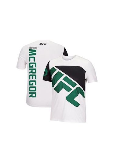 Ufc Boks Tişört - Nefes Alabilen, Modaya Uygun, Çabuk Kuruyan Erkek Spor Kısa Kollubejerkek Bej