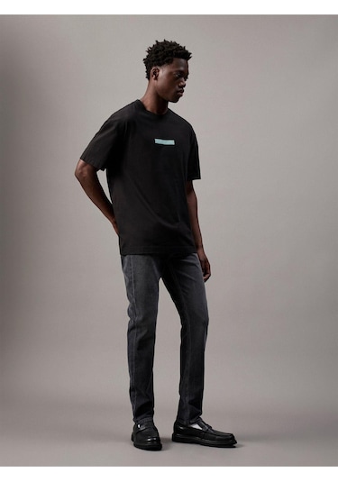 Calvin Klein Slım Taper Jeans-7275 Denim Black