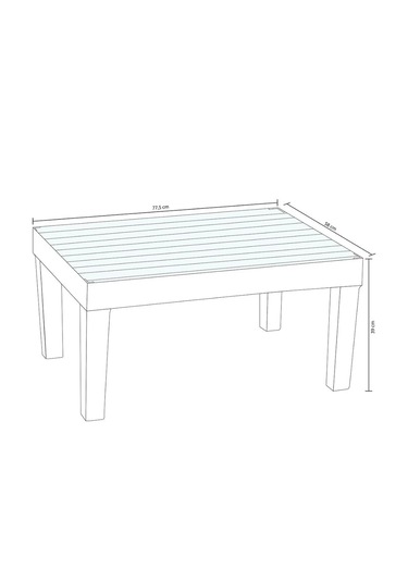 Holiday Toscana Balkon Takımı Çöl Gri