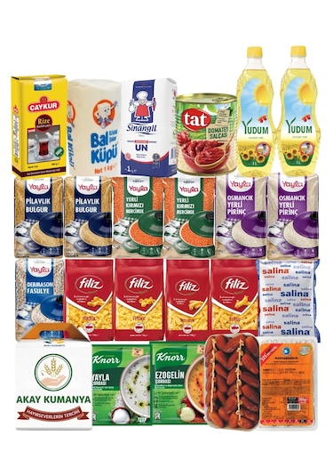 Ramazan Kumanyası Erzak Paketi Gıda Kolisi 22 Parça