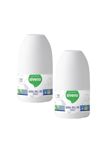 Siveno %100 Doğal Erkek Roll-On Seti 2 x 50 ML