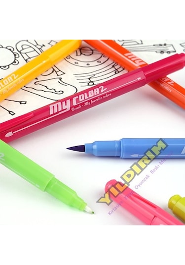 Donga My Color2 Çift Taraflı Brush Fırça Uç+Fine Kalem 36'Li Set