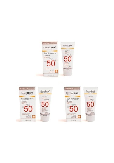 Dermaderm Güneş Kremi SPF50+ 3 x 100 ML
