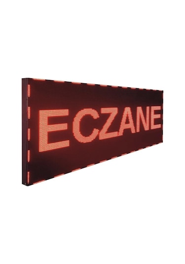 Led Tabela 16x64cm Çift Taraflı Kırmızı Kayan Yazı-wifi