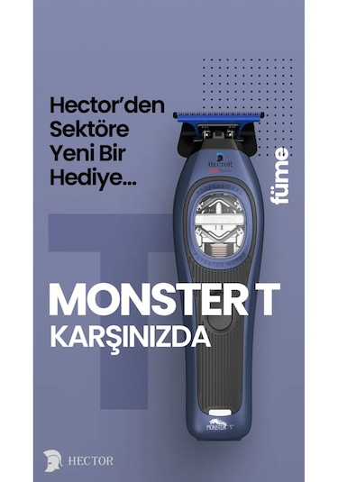 Hector Monster T - Profesyonel Sıfırlama Ve Sakal Kesim Makinesi
