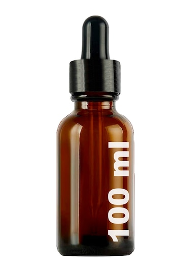 Afracam Amber 100 Ml Kapaklı Dropper Damlalık Cam Şişe 6 Adet Siyah