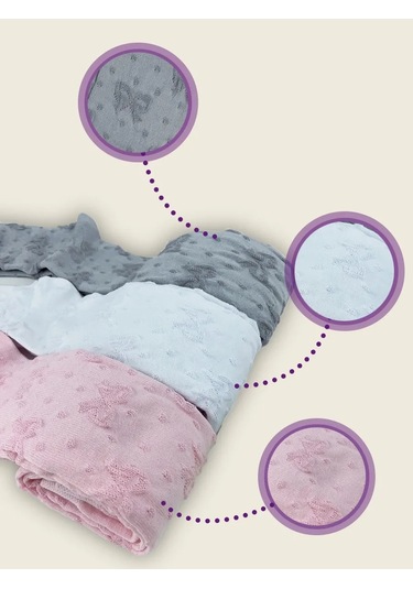 John Jeniford 3 Renkli Külotlu Çorap Seti 6546546 Beyaz