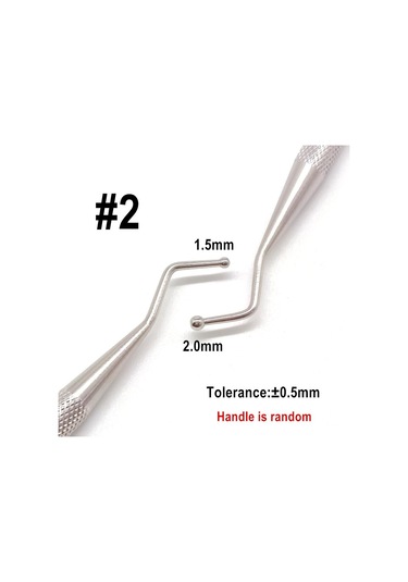 Çift Uçlu Paslanmaz Çelik Amalgam Plastik Dolum Spatulası