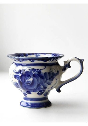 Terehoff Gzhel Fincanı 318317268 Cobalt Mavisi