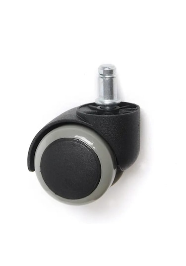 Sandofis Siyah Metal Yıldız Ayak Ofis Koltuk Ayağı Ve 5 Gri Teker