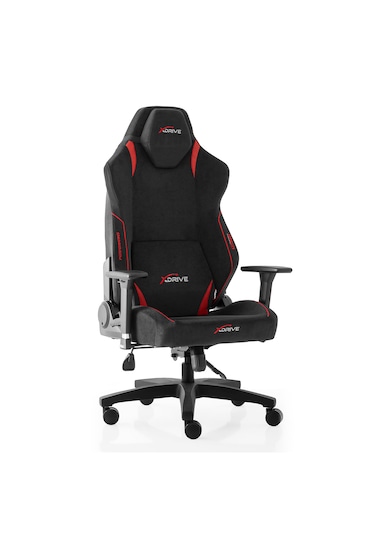 Xdrive Anka Kumaş Profesyonel Oyuncu Koltuğu Kırmızı/Siyah