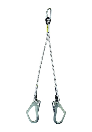 Karam Ki 231 Çift Kol Lanyard Statik Halatlı Karabinalı Büyük Kan