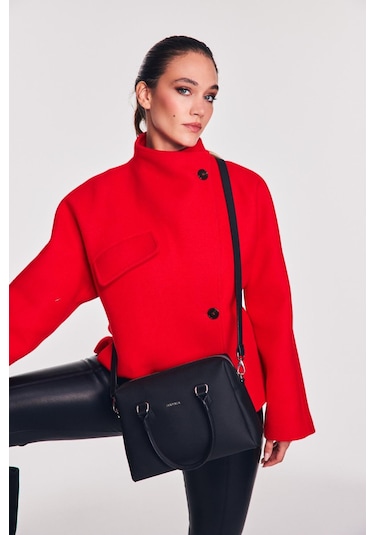 Nautica Cn6517t Kadın El Ve Omuz Çantası Siyah Syah