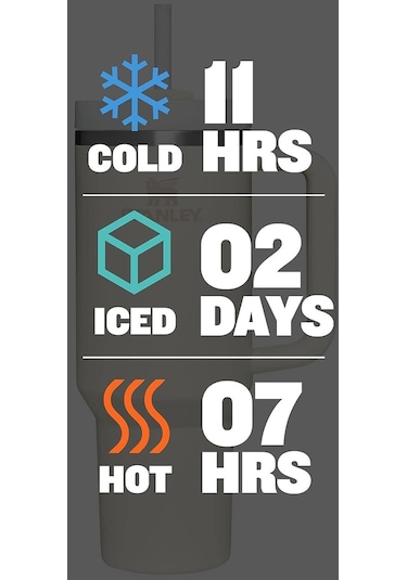 Stanley Quencher Pipetli Paslanmaz Çelik Vakum Yalıtımlı Termos Bardak 1.18 L