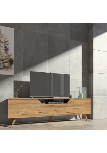 Luzon Tv Sehpası Tv Ünitesi Çam