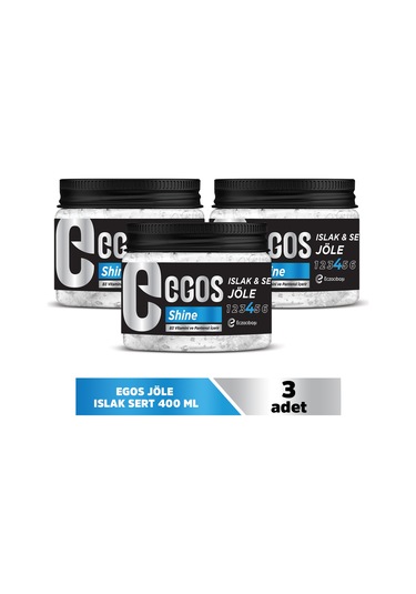 Egos Jöle Islak Sert 400 ml 3'lü