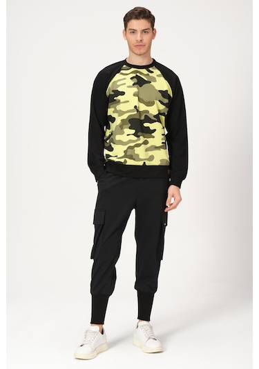 Alexander Gardi Alexandergardı Kamuflaj Desenli Sweatshirt Un-14591 001