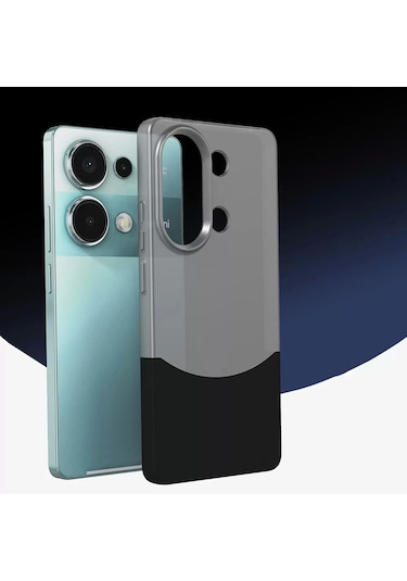 Xiaomi Redmi Note 13 Pro 4g Kılıf Magsafe Şarj Kartlıklı Mıknatıslı Duble 1.7mm Kapak Kart Bölmeli L