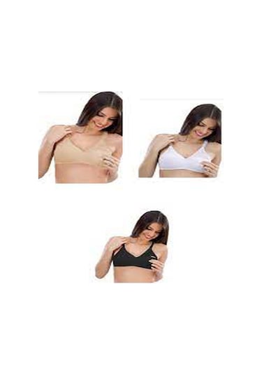 liza Emzirme Sütyeni Karma 3lü Paket Ten Rengi