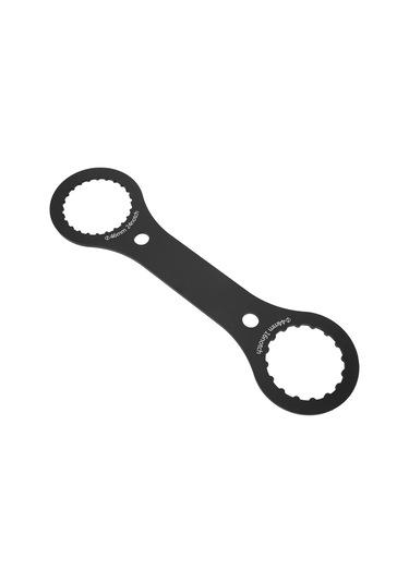 Xindoker Alüminyum Bb44-46 Orta Eksen Anahtarı, Sram Dub/gxp Uyumlu, 16/24 Dişli, T6 Isıl İşlemli, Kaymazsız Takım Ve Çıkarma Aracı Siyah