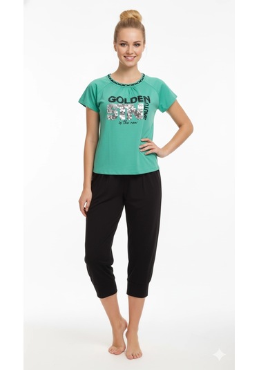 Bayan Yazlık Pijama Takımı 5242 Nar