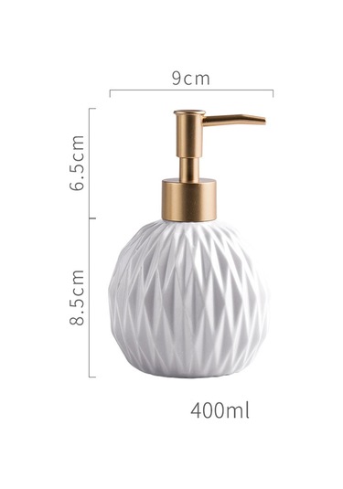 Suntek Seramik Sabunluk Ev Otel Tedarik Duş Şampuanı Beyaz