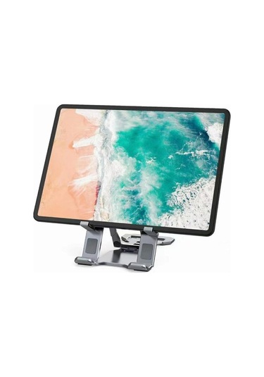 Novahub Pratik Katlanabilir T612 Telefon Ve Tablet Desteği - Gümüş Renk, Hafif Ve Şık