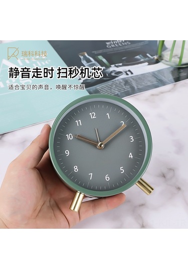 Gajeena Beyaz Akıllı Ev Alarm Saati: Sessiz, Kullanıması Kolay, Dayanıklı Materyal, Odalar Ve Salonlar İçin Tasarlanmıştır Pilli Renkli