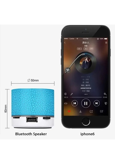 Dongjing Yeni Bluetooth Mini Hoparlör Kablosuz Hoparlör Renkli