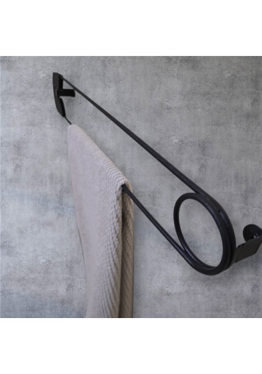 Çengel Askı Mutfak Banyo Antre Askılığı Siyah