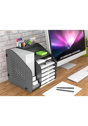 Fx-xl Hexa - 6 Renk - A4 Evrak Rafı Masaüstü Organizer