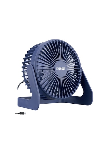 Efn-505 360 Derece Dönüş Taşınabilir Mini Masaüstü Lacivert Usb F