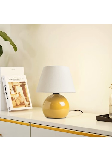 Homing Carpi Sarı Küre Abajur 241820 Krem