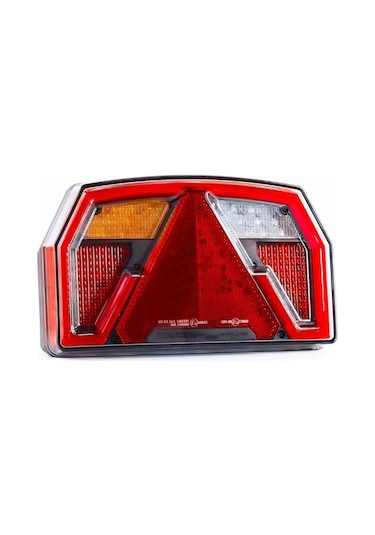 Frıstom 12v-30v Stop Lambası Neon Ledli 6 Fonksiyonlu 240 140 58 Mm E9 Sol