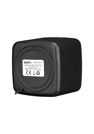 Snopy SN-C5 2.0  Usb 5V 3Wx2 Siyah Hoparlör