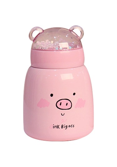 Paslanmaz Çelik Çocuk Fincan Sevimli İfade Paketi Fincan Kupa Kahve Fincanı