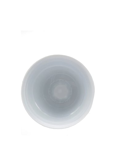 Beyaz Orkide Saksısı Dekoratif Dış Saksı 1 Adet- 12 Pot Şeffaf Orkide Üretim Saksısı Hediyeli Beyaz Saksı