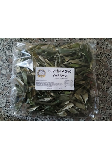 50 Gr Kurutulmuş Doğal Zeytin Ağacı Yaprağı 50 G