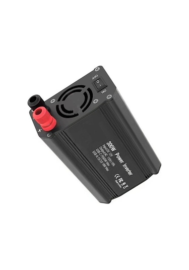 Besthome1 300w Araç İnvertörü - 12v Dc'den 110v Ac, Pd65w Qc3.0 Usb, Siyah, Eu Fiş