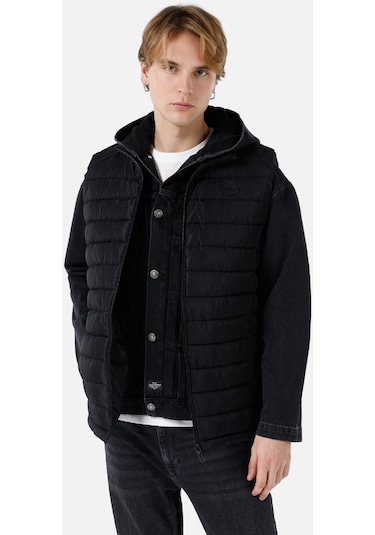 Colins Siyah Erkek Yelek