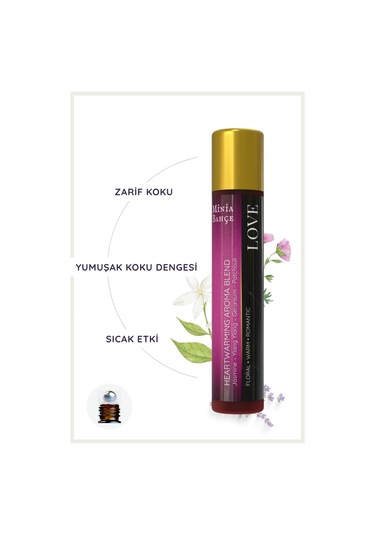 Love Kalpten Gelen Sıcaklık Roll-on %100 Doğal, Alkolsüz 10 Ml
