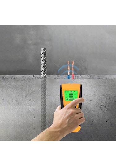 3'ü 1 Arada Saplama Bulucu Duvar Dedektörü Elektronik Saplama Sensörü Duvar Tarayıcı Pilli Merkezi Bulma