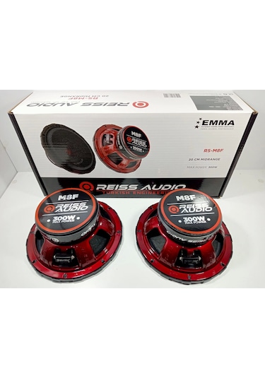 Reiss Midrange 20cm - 300w Reiss Rs-m8f 20cm Midrange Hoparlör - Reiss Sticker Hediyeli