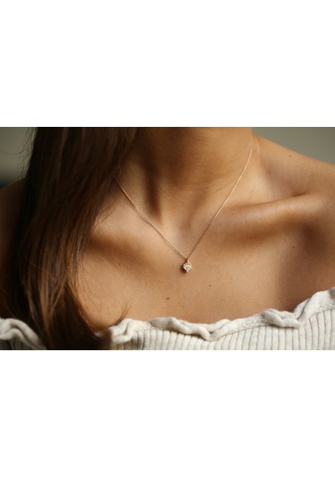 Reis T9159 Çaklıt Prime Kolye Pembe Altın