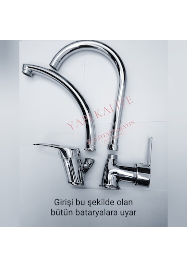 YAPI KALİTE Delta Mix Mutfak Eviye Batarya Kuğu Borusu Uzun Basto